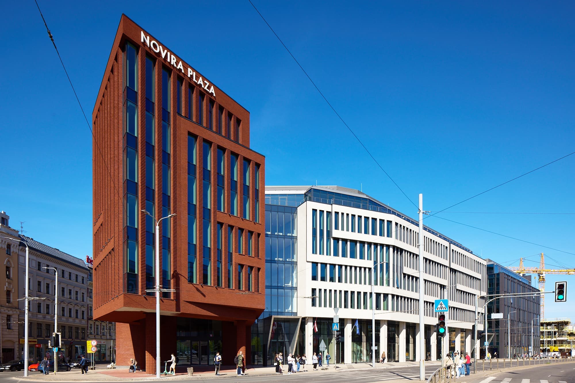 Банк Luminor становится арендатором в Novira Plaza в Риге