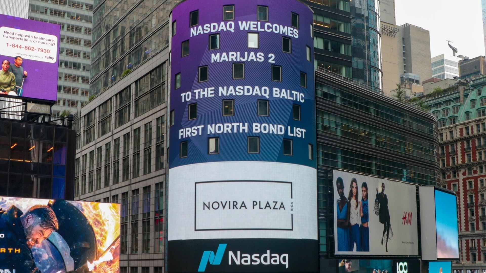 Владельцы Novira Plaza успешно выпустили облигации и зарегистрировали их для торгов на First North